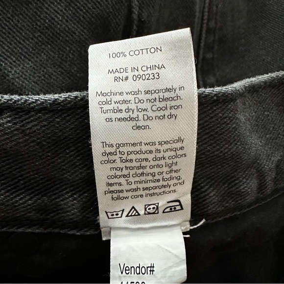 Pacsun High Rise Straight Distressed Button Fly Womens 25 - Picture 9 of 14